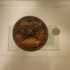 Vintage Brass Trinket Box/ Incense Burner